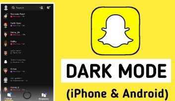 Dark mode snapchat